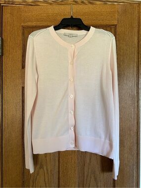Loft Pink Cardigan 100% Cotton, Women’s Size Medium